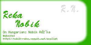 reka nobik business card